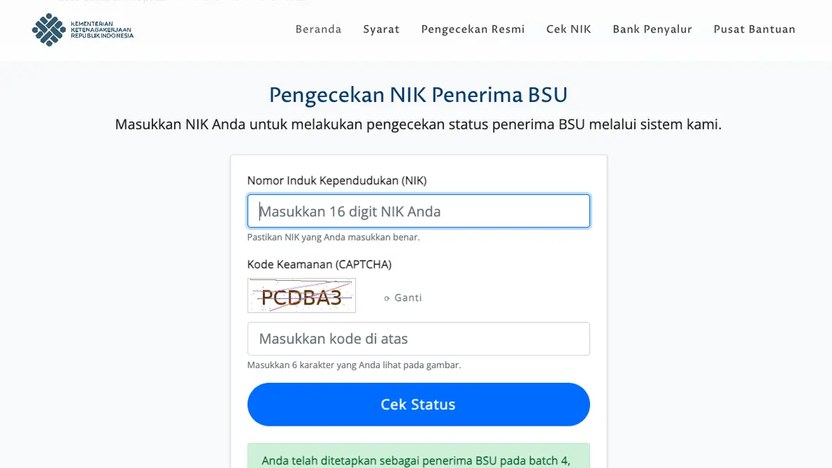Cek BSU Kemnaker 2026, Apakah Anda Termasuk Penerima Rp 900.000? Ini Cara dan Syaratnya