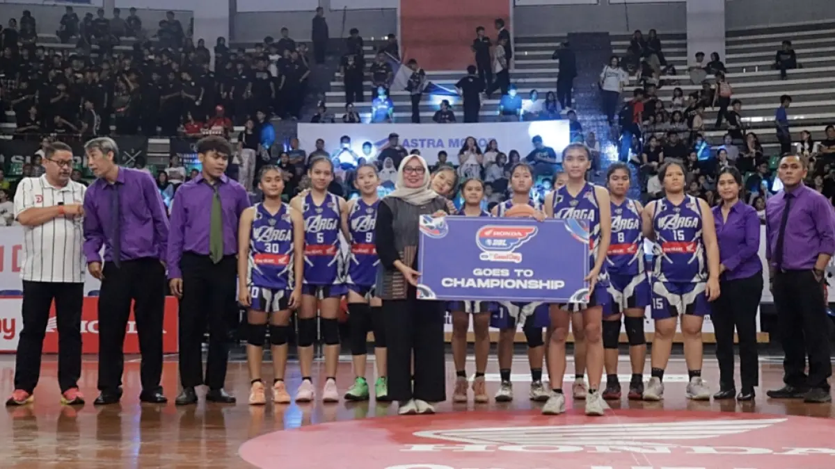 Tim bola basket putri SMA Warga Surakarta jadi runner up Honda DBL with Kopi Good Day 2026 Central Java-South. (Kumala Triswandaru/Radar Solo)