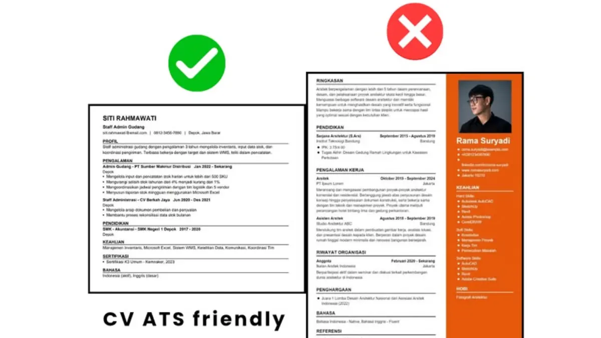 Pelamar kerja perlu mengetahui cara membuat CV ATS-friendly agar informasi mengenai pengalaman, pendidikan, dan keterampilan lebih mudah dikenali.