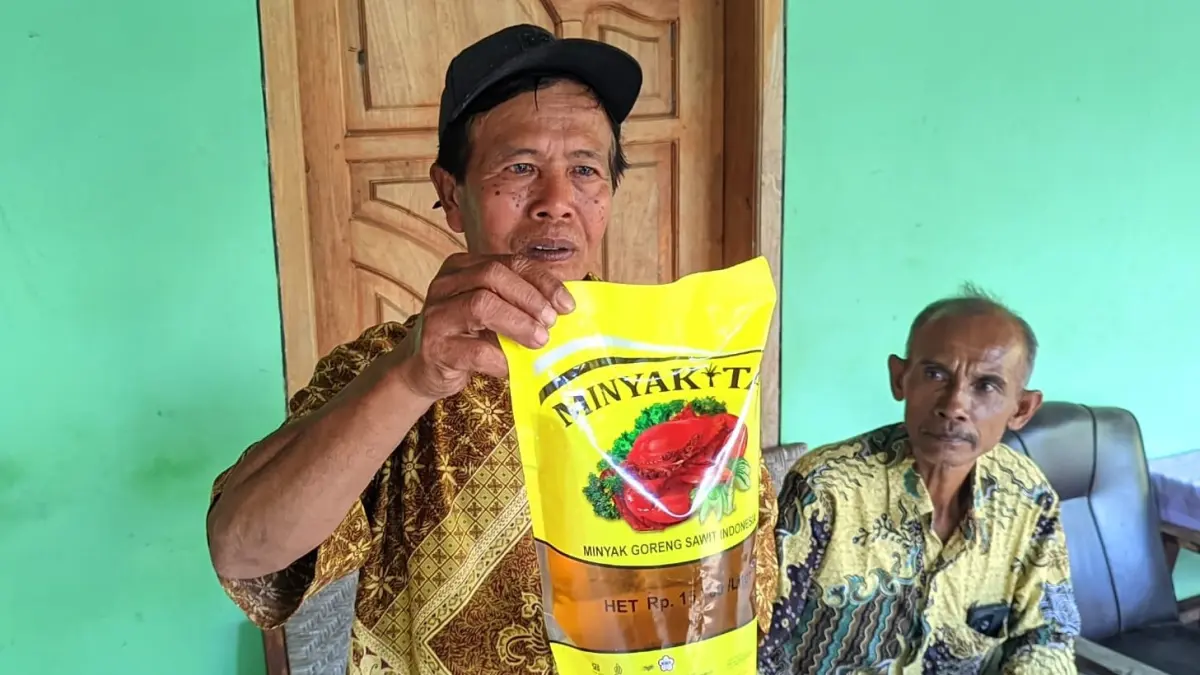 MinyaKita "rasa" solar yang menyebar di Kecamatan Kismantoro, Wonogiri. (ISTIMEWA)
