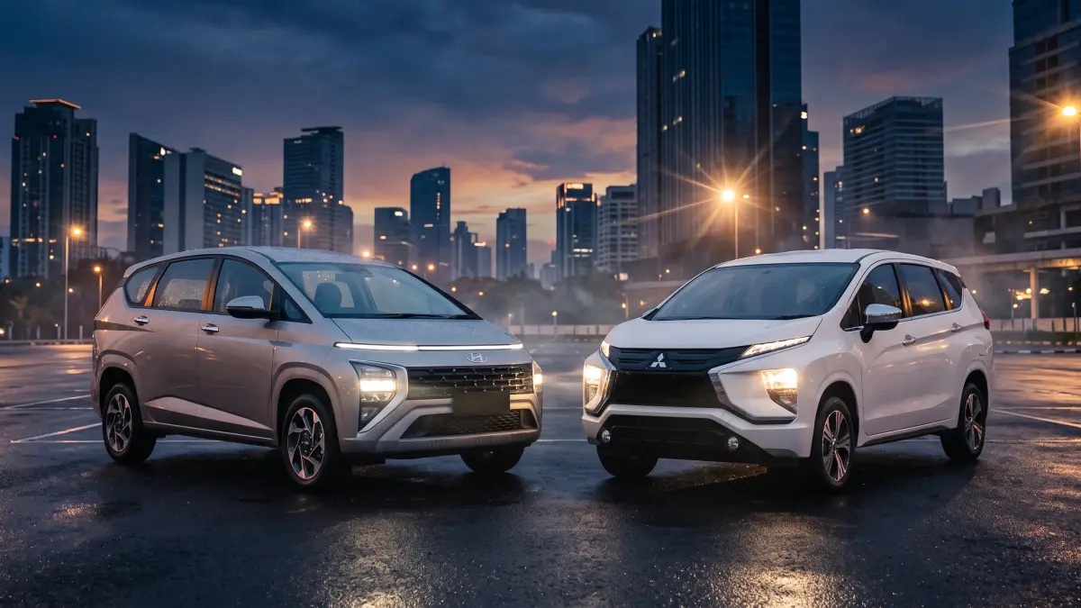 Hyundai Stargazer 2023 vs Mitsubishi Xpander 2023, Mana Lebih Irit BBM dan Unggul Performa? (GEMINI AI)