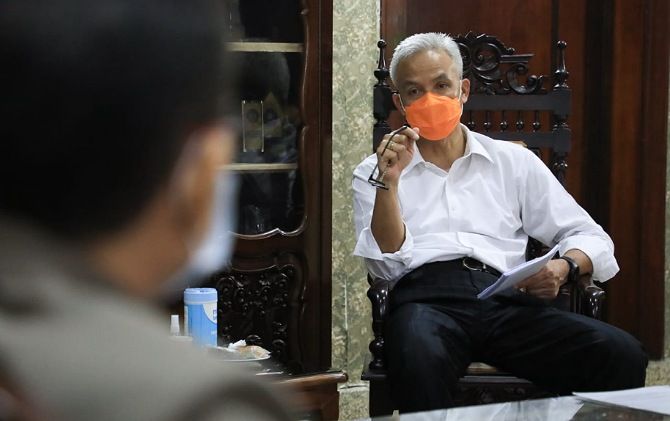 Gubernur Jateng berkoordinasi dengan Disdikbud Jateng terkait persiapan uji coba PTM. (ISTIMEWA)