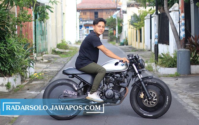 Modifikasi Yamaha Byson model Cafe racer