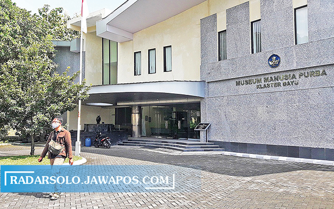 PULIHKAN EKONOMI: Museum manusia purba Dayu, Gondangrejo persiapkan protokol kesehatan.RUDI HARTONO/RADAR SOLO