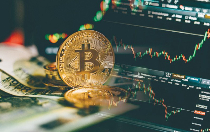 Ilustrasi investasi aset kripto