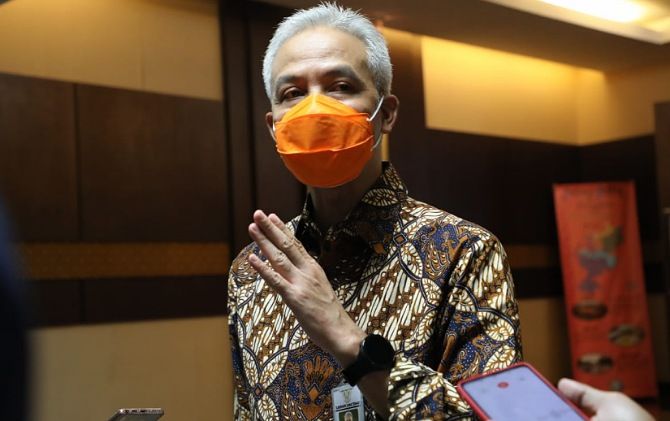 Gubernur Jateng Ganjar Pranowo.