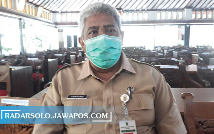 Koordinator Kesehatan Satgas Penanganan Covid-19 Kabupaten Klaten Cahyono Widodo