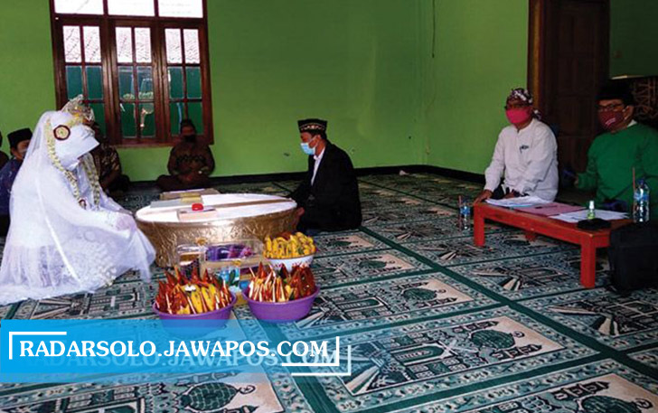 Ilustrasi ijab kabul di Wonogiri, beberapa waktu lalu (IWAN ADI LUHUNG/RADAR SOLO)