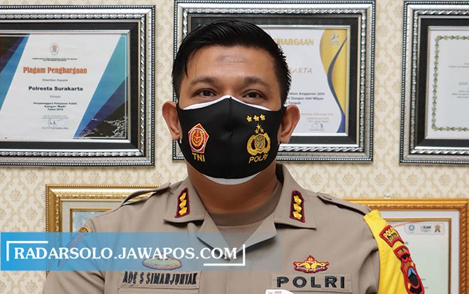 Kapolresta Surakarta Kombes Pol Ade Safri Simanjuntak