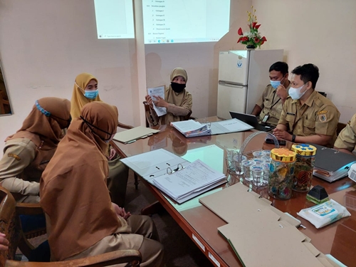 Kegiatan audit tata kelola kearsipan dan pembinaan terhadap 26 OPD di lingkungan Pemkab Klaten (Dokumentasi Dinas Arpus Klaten)