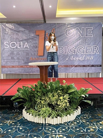 Solia Hotel Yosodipuro rayakan anniversary pertama. (ISTIMEWA)