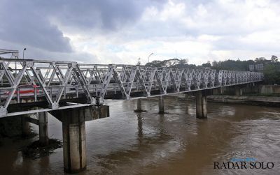 Jembatan Jurug yang dikira menjadi lokasi bunuh diri