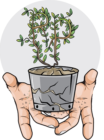 Ilustrasi Investasi Bodong. (IRECK O/RADAR SOLO)