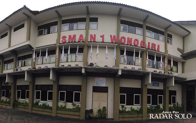 SEKOLAH UNGGULAN: SMAN 1 Wonogiri meluluskan 395 siswanya tahun ini.
