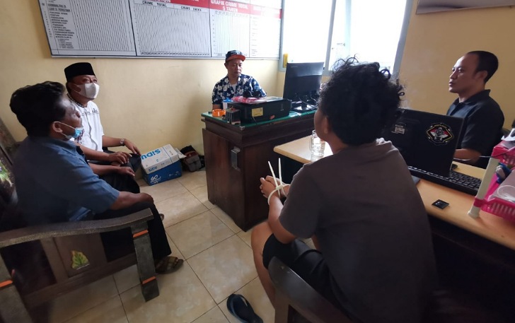 Polisi melakukan pemeriksaan terhadap saksi dan pelaku. (ISTIMEWA)