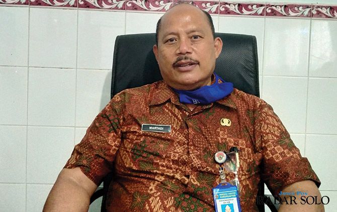 Kepala Disdagnakerkop dan UKM Karanganyar Martadi