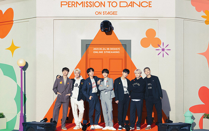 BTS saat umumkan konser virtual mereka bertajuk Permission To Dance On Stage yang telah digelar 24 Oktober lalu.