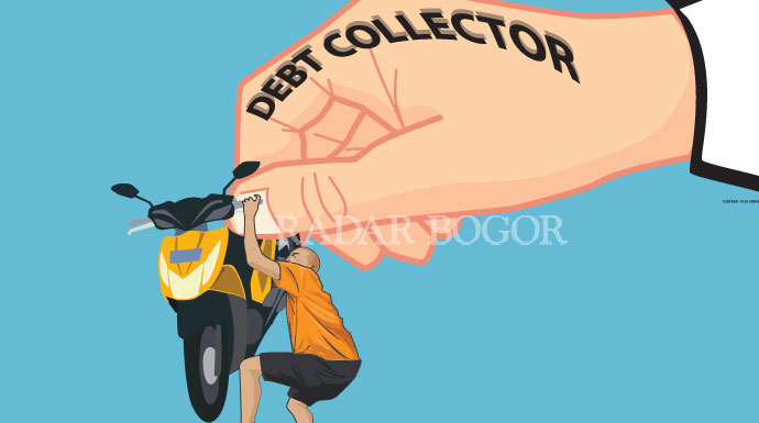 ilustrasi rampasan debt collector. (Radar Bogor)