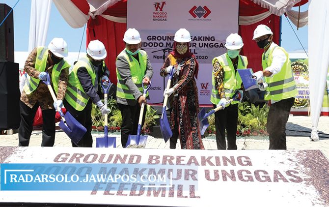 MULAI : WMU menargetkan pabrik pakan ternak beroperasi Tahun 2021.