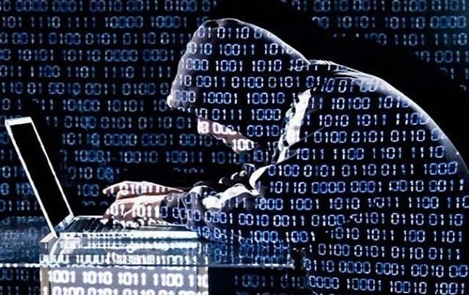Ilustrasi hacker.