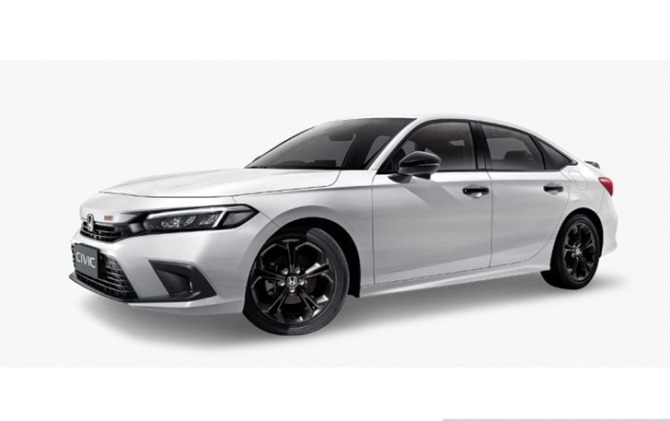 Tampilan Honda Civic generasi ke-11 yang debut di Thailand (ANTARA)