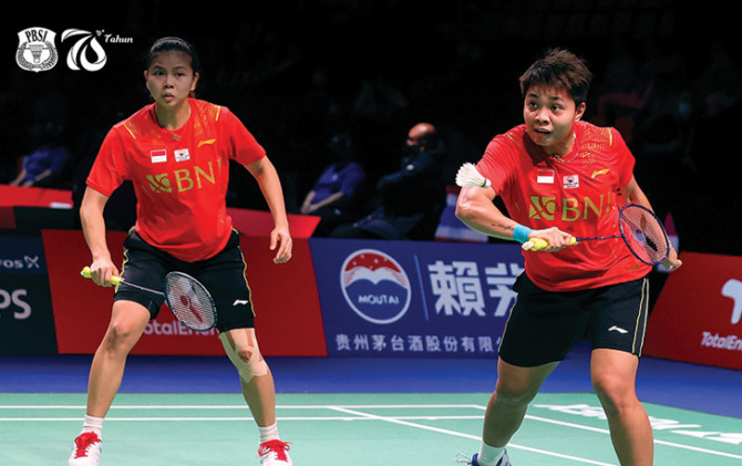 Greysia Polii/Apriyani Rahayu, wakil Indonesia bakal bertanding awal di Denmark Open 2021 (Badminton Photo/PBSI)