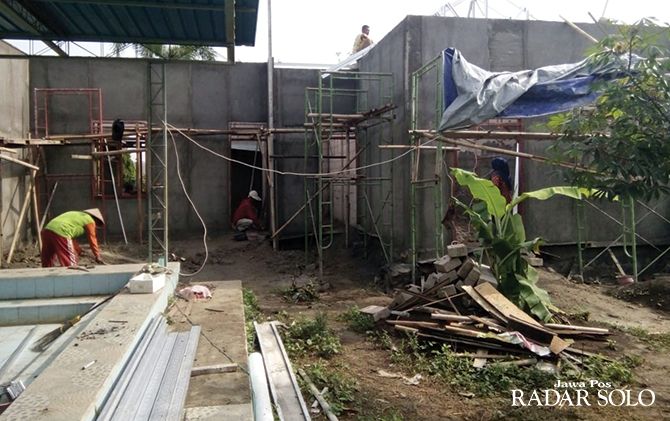 PERHATIAN: Pembangunan Sanggar Inklusi Tunas Bangsa di Desa/Kecamatan Nguter.
