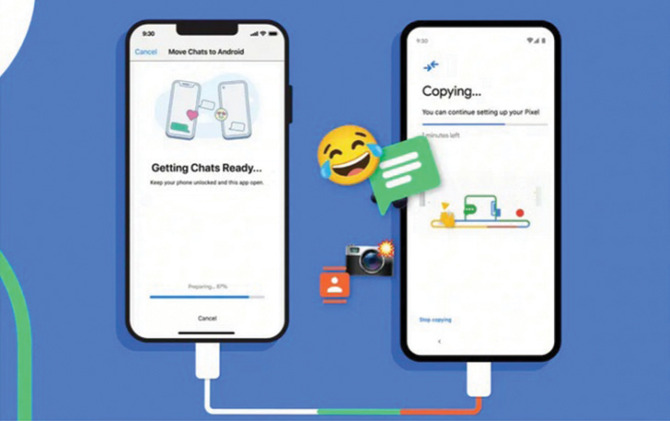 History chat WhatsApp dari iPhone kini bisa dipindah ke Android.