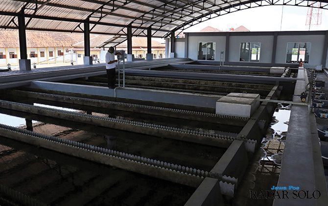 TAMAN BETON: Lahan di Kota Solo yang semakin dipadati beragam jenis bangunan. Kondisi tersebut harus diimbangi dengan pelestarian lingkungan.&nbsp;&nbsp;