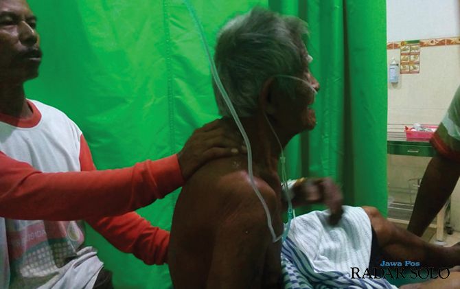 Narto hingga kemarin masih dirawat di RSUD Ir Soekarno Sukoharjo.