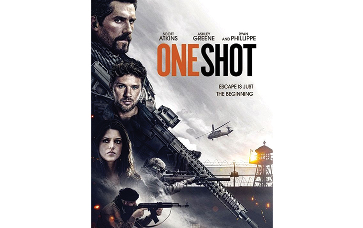 Poster film One Shot. FIlm yang dibintangi Scott Adkins itu siap rilis November mendatang.