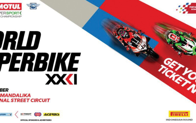 Penjualan tiket WSBK Mandalika dibuka mulai 23 Oktober 2021.