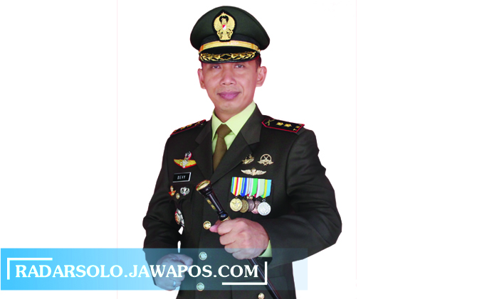 Dandim 0735/Surakarta Letkol (inf) Devy Kristiono.