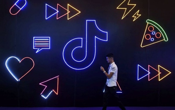 Ilustrasi logo TikTok.