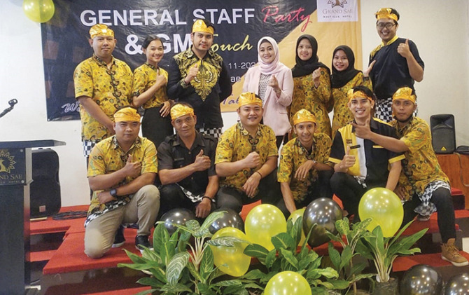 Grand Sae Boutique Hotel merayakan HUT ke-7 dengan tema Nasionalisme.