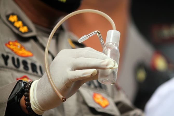 Ilustrasi: Barang bukti Narkoba jenis sabu (Dery Ridwansah/ JawaPos.com)