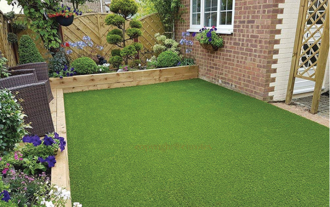 ASRI: Rumput sintetis bisa digunakan untuk taman di dalam ruang. (ROJO HOUSE SOLUTION FOR RADAR SOLO)