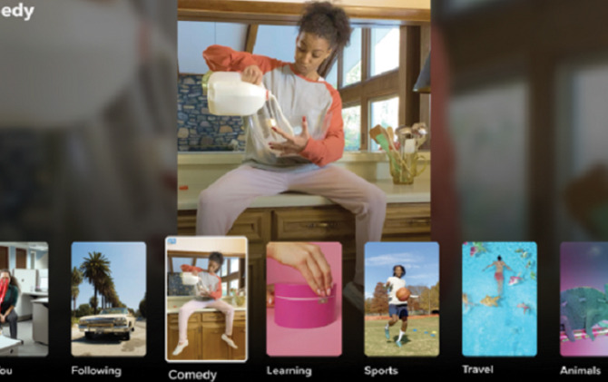 TikTok bisa dikases lewat smart TV. (ANTARA)