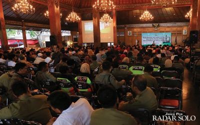 ASN Pemkot Surakarta menggelar buka puasa bersama tahun lalu. (RADAR SOLO PHOTO)