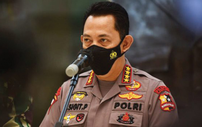 Kapolri Jenderal Polisi Listyo Sigit Prabowo. (JawaPos.com)