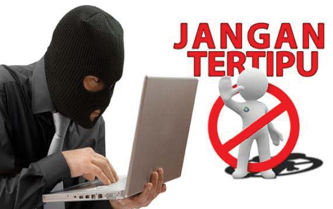 Ilustrasi penipuan. (JPG)
