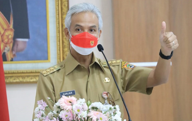 Gubernur Jateng Ganjar Pranowo.