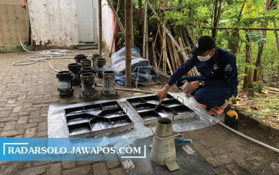Beton berpori inovasi dari dosen dan mahasiswa Fakultas Teknik UNS. (ISTIMEWA)