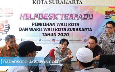 KPU Surakarta bakal bekerja keras dan butuh anggaran lebih besar jika pilkada digelar Desember tahun ini. (DAMIANUS BRAM/RADAR SOLO)