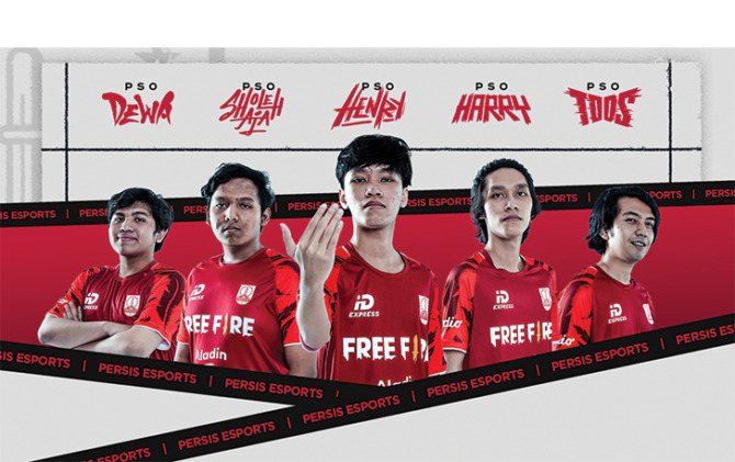 MUKA BARU: Tim e-sport bentukan Persis Solo. (ISTIMEWA)