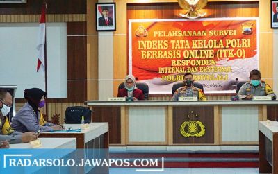 Polres Boyolali gandeng UBY untuk survei ITK Online Polri (POLRES BOYOLALI FOR RASO)