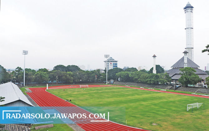 BERSEJARAH: Manajemen Persis Solo berniat membangun museum di salah satu sudut Stadion Sriwedari. (M. IHSAN/RADAR SOLO)