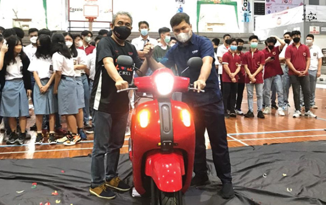 Yamaha Fazzio ikut mendukung Soegijapranata Basketball League (SBL) 2022.