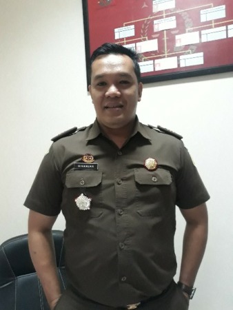 Kepala Seksi (Kasi) Tindak Pidana Khusus (Pidus) Kejari Klaten Ginanjar Damar Pamenang