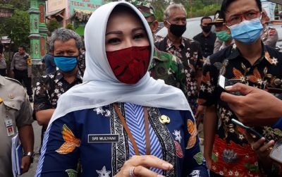 Ketua Gugus Tugas Pencegahan dan Pengendalian Covid-19 Kabupaten Klaten Sri Mulyani. (ANGGA PURENDA/RADAR SOLO)